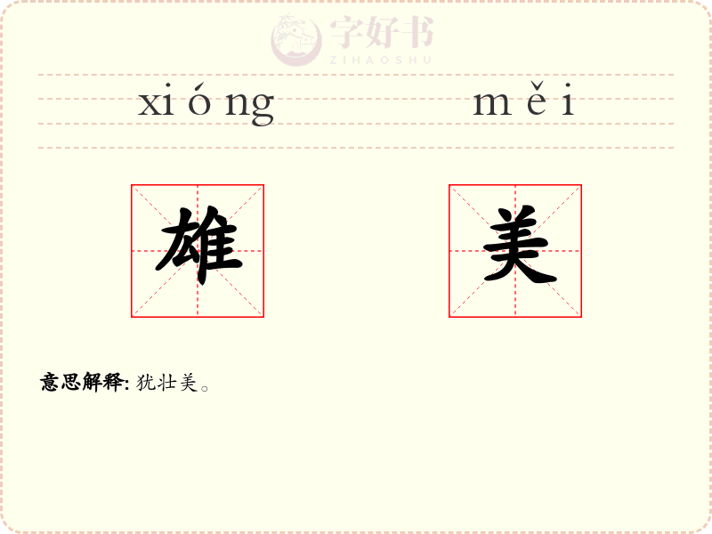 雄美