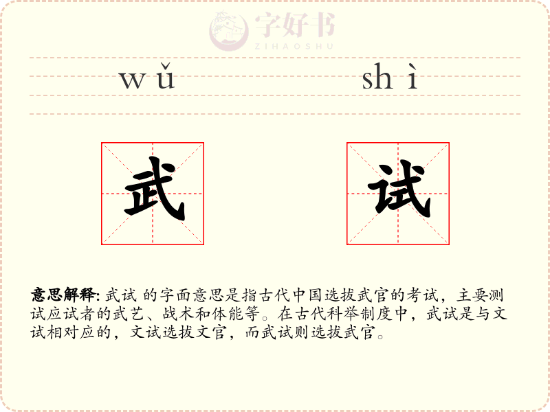 武试