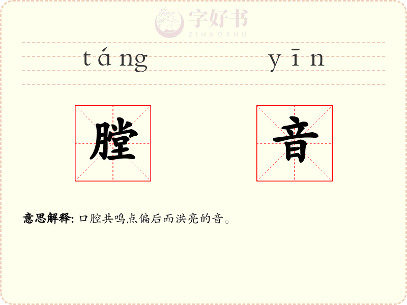 膛音