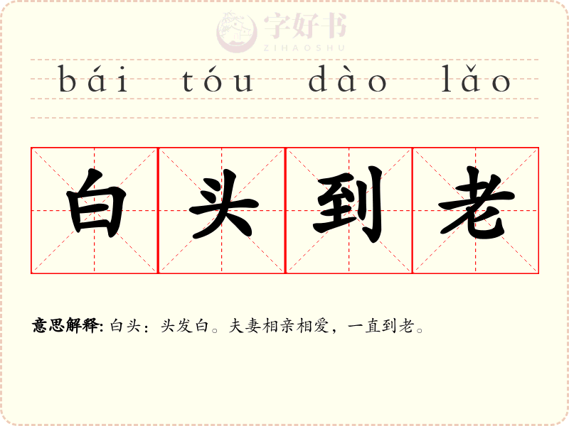 白头到老