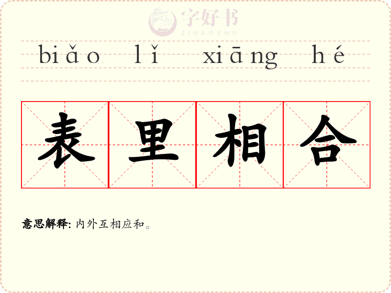表里相合
