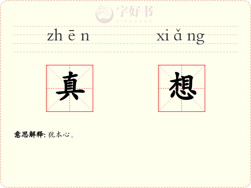 真想