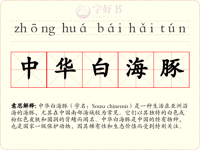 中华白海豚