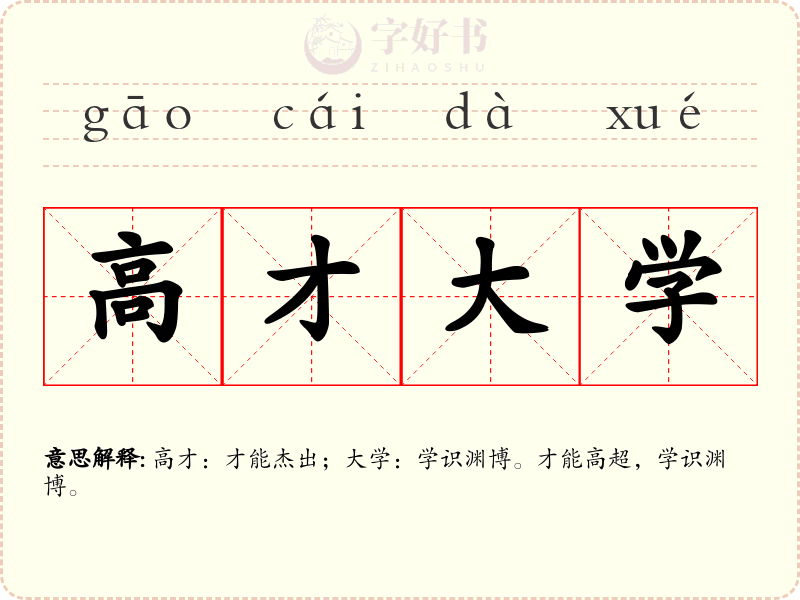高才大学