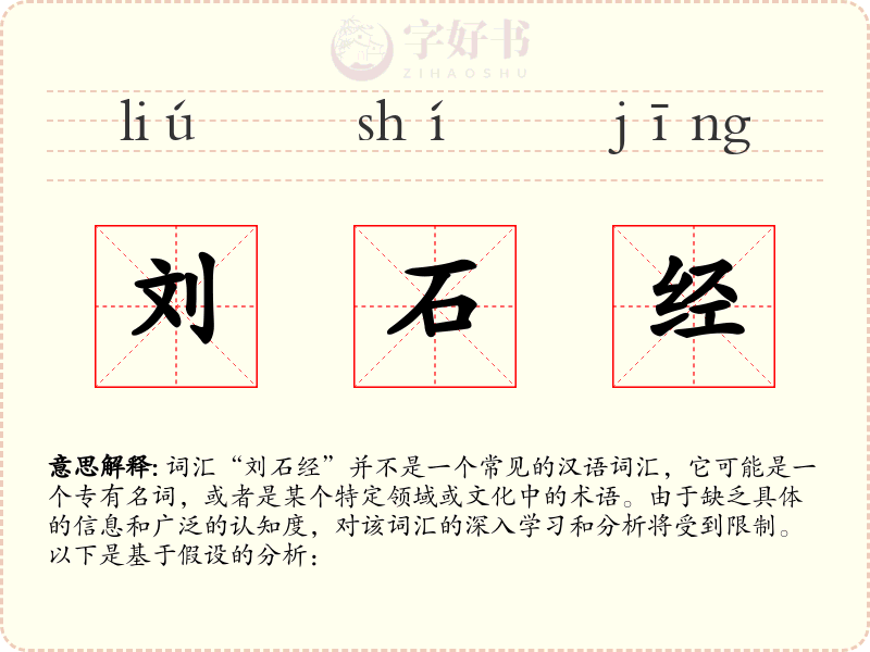 刘石经
