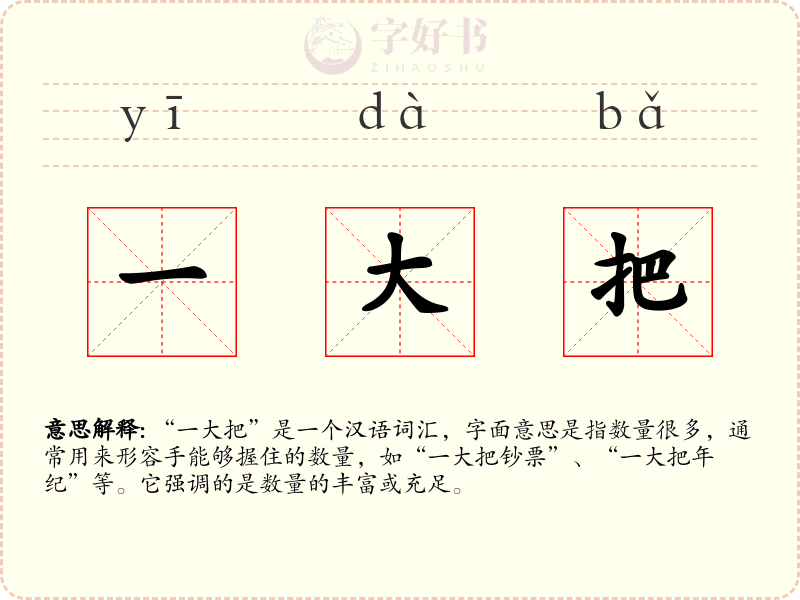 一大把
