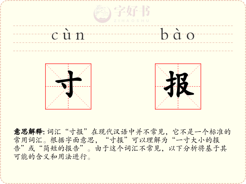 寸报