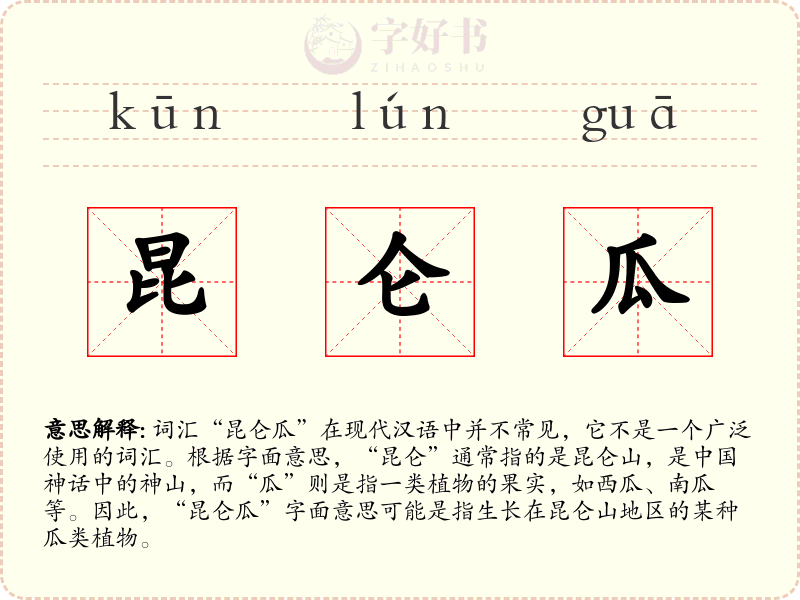 昆仑瓜