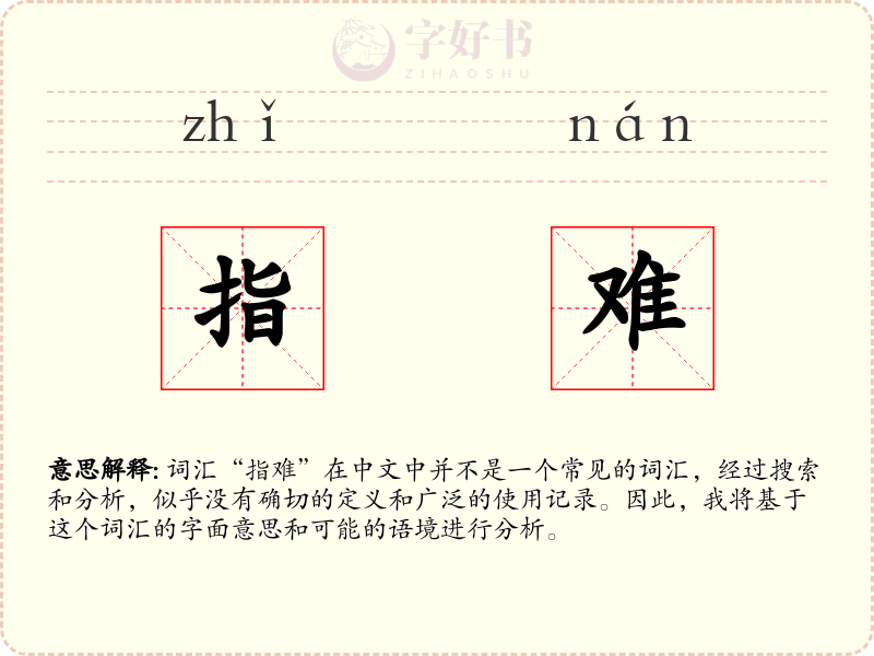指难