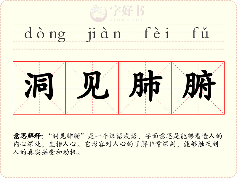 洞见肺腑