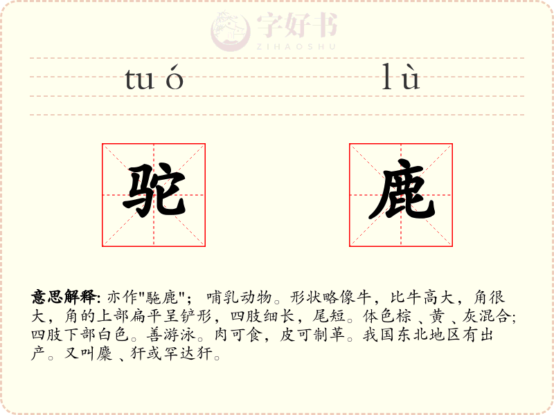 驼鹿