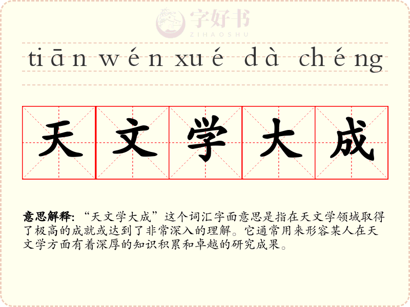 天文学大成