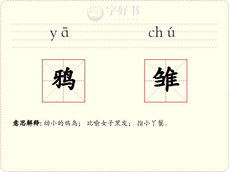 鸦雏