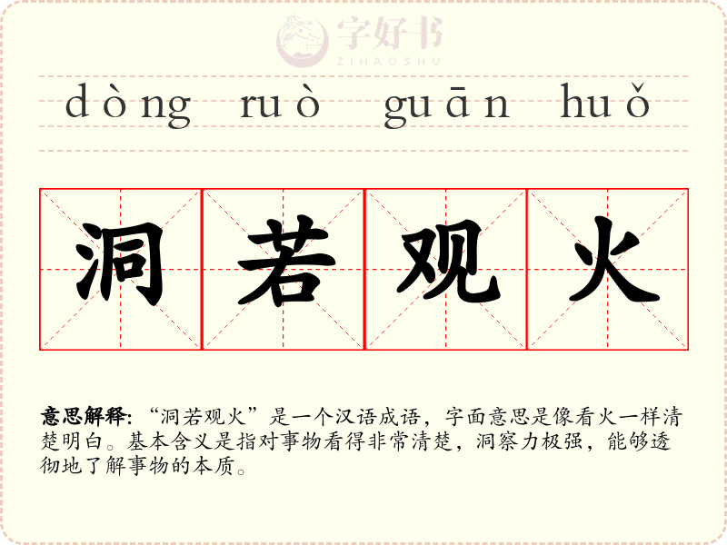 洞若观火