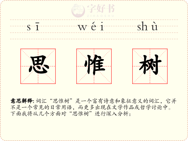 思惟树