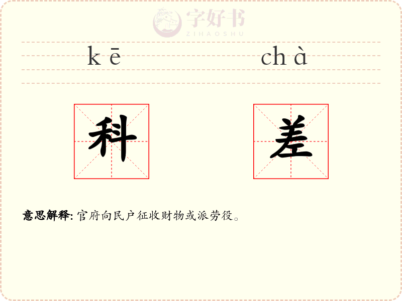 科差