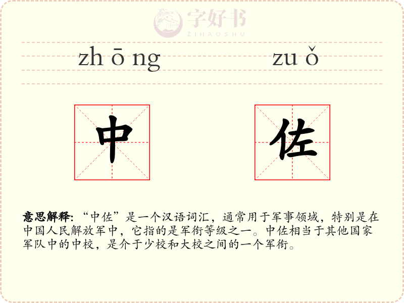 中佐