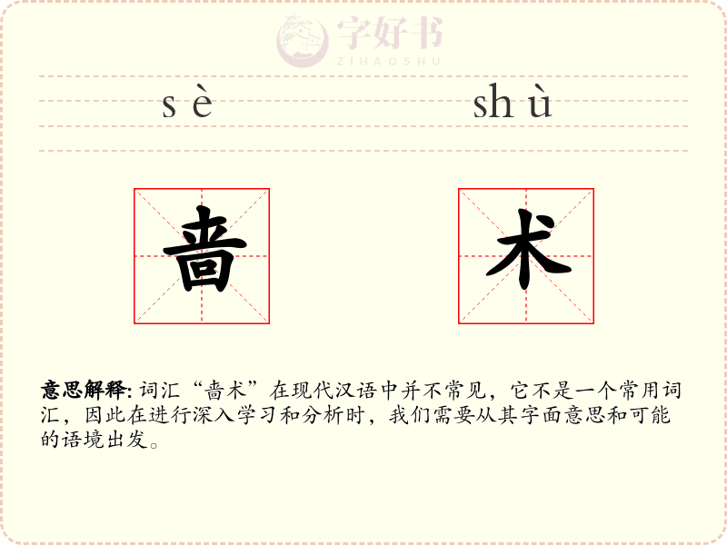 啬术