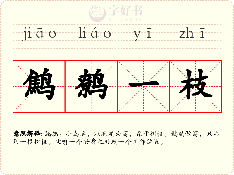 鹪鹩一枝