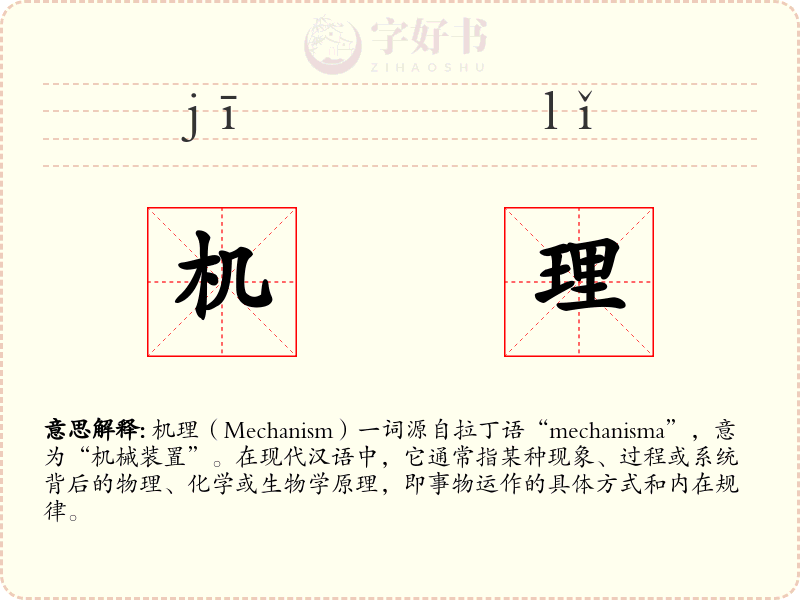 机理