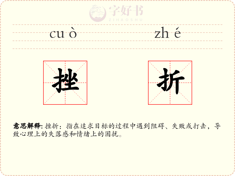 挫折