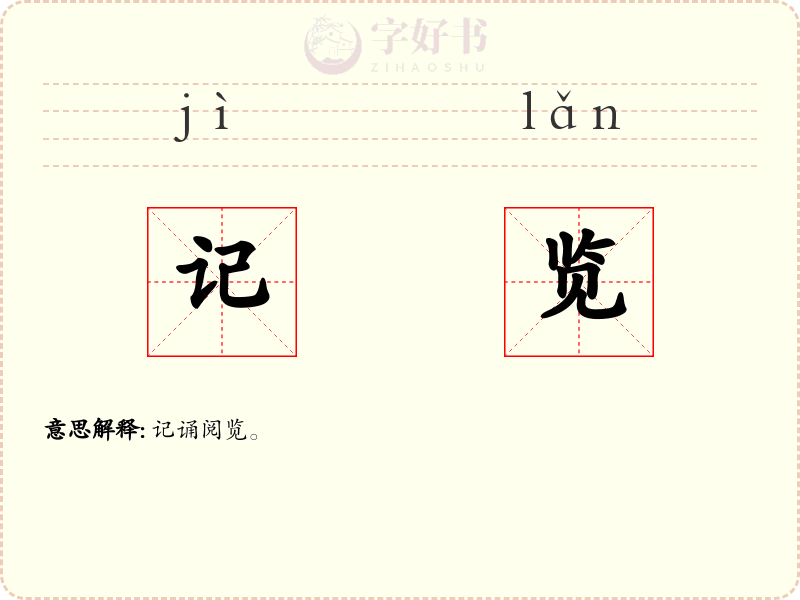 记览