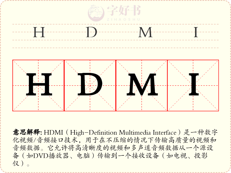 HDMI