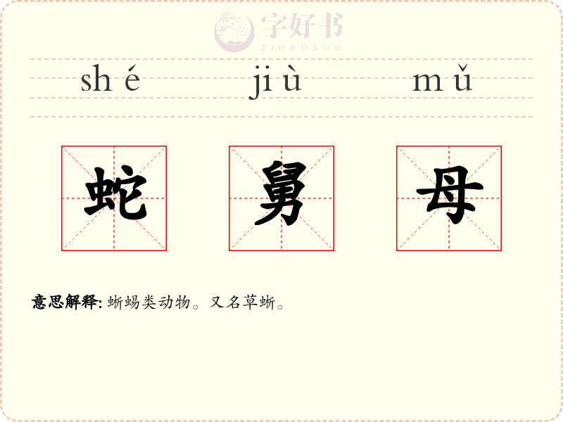 蛇舅母