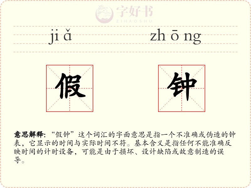 假钟