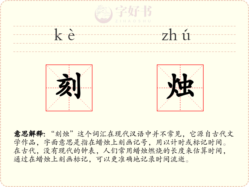 刻烛