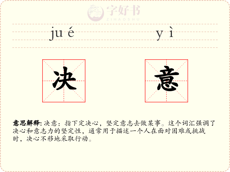 决意