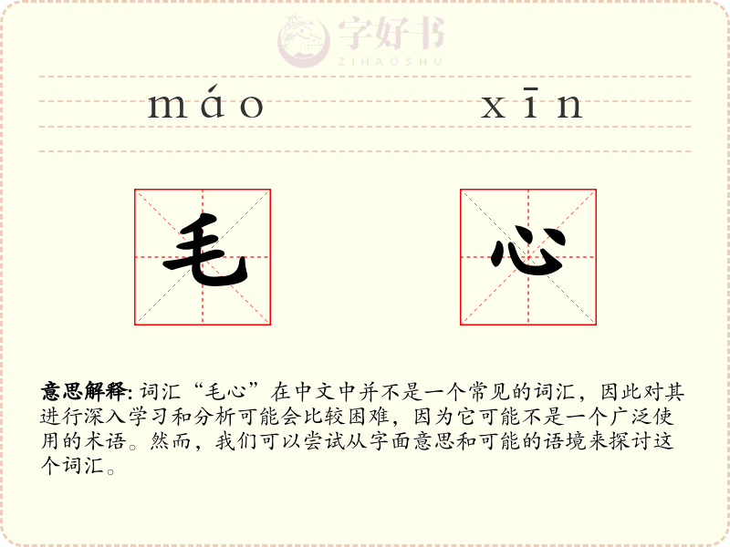 毛心