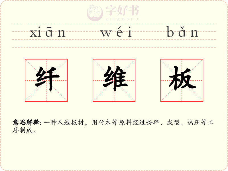 纤维板