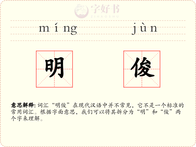 明俊
