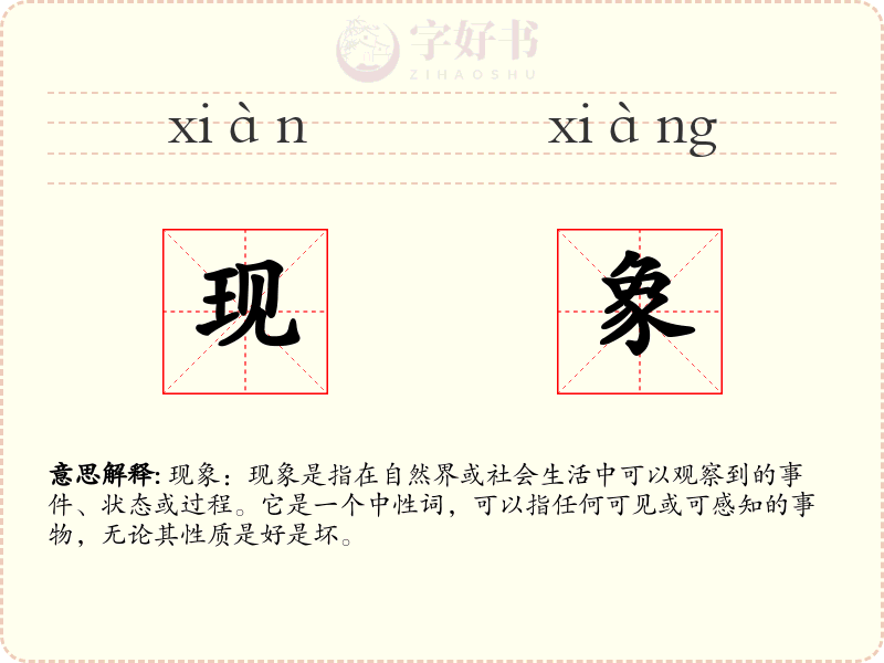 现象