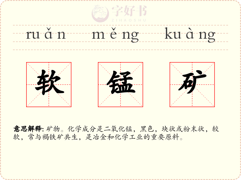 软锰矿