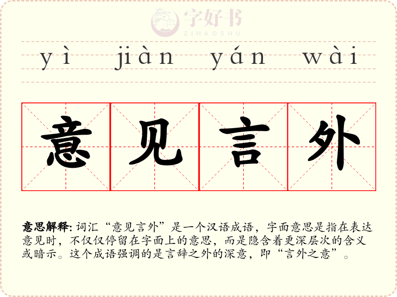 意见言外