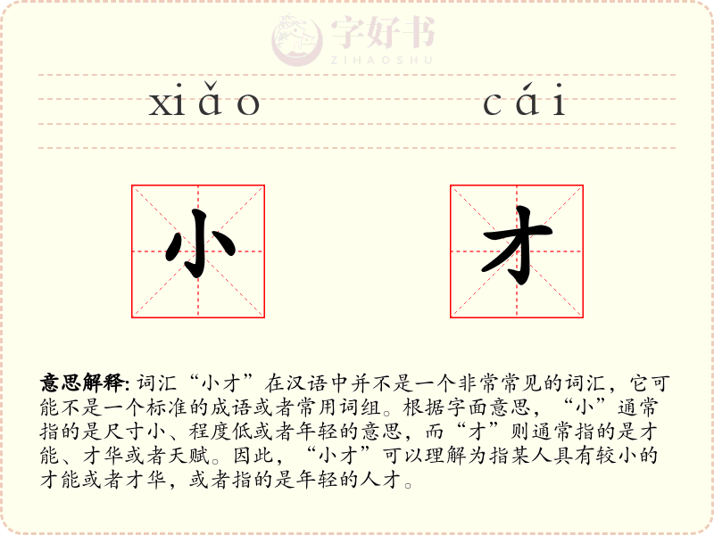 小才