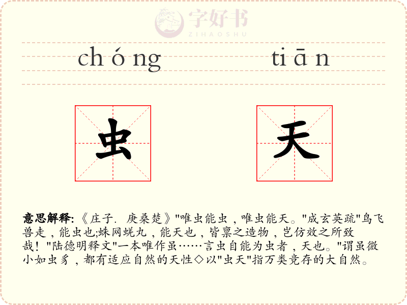 虫天