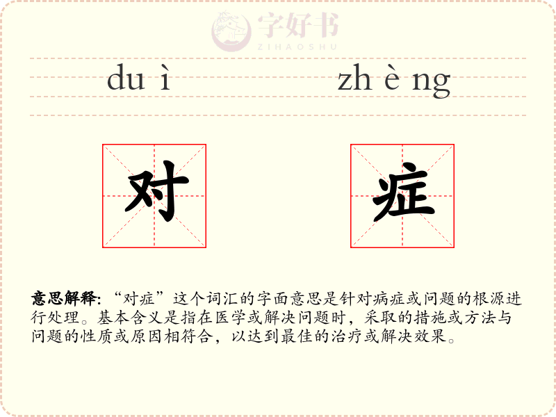 对症