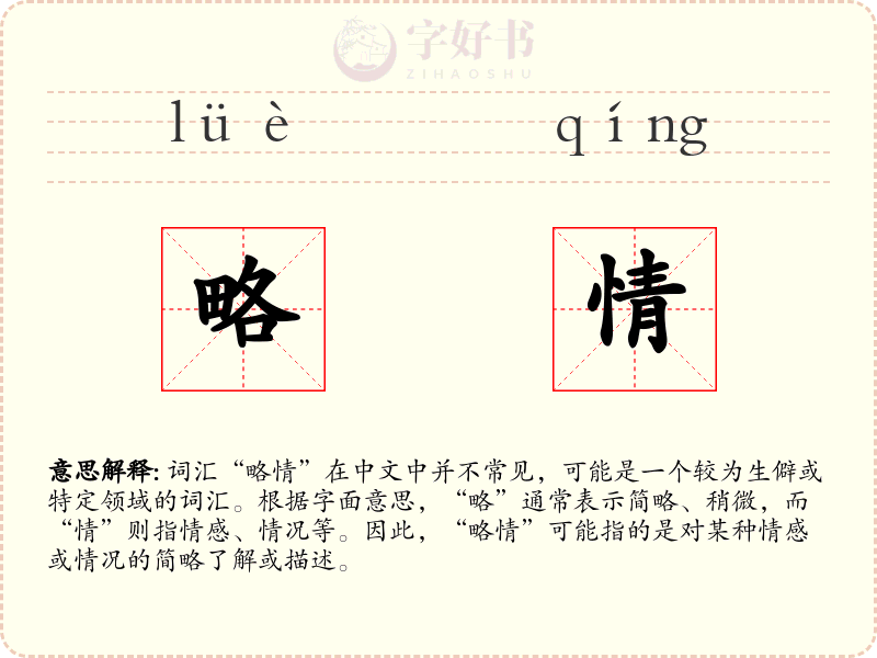 略情