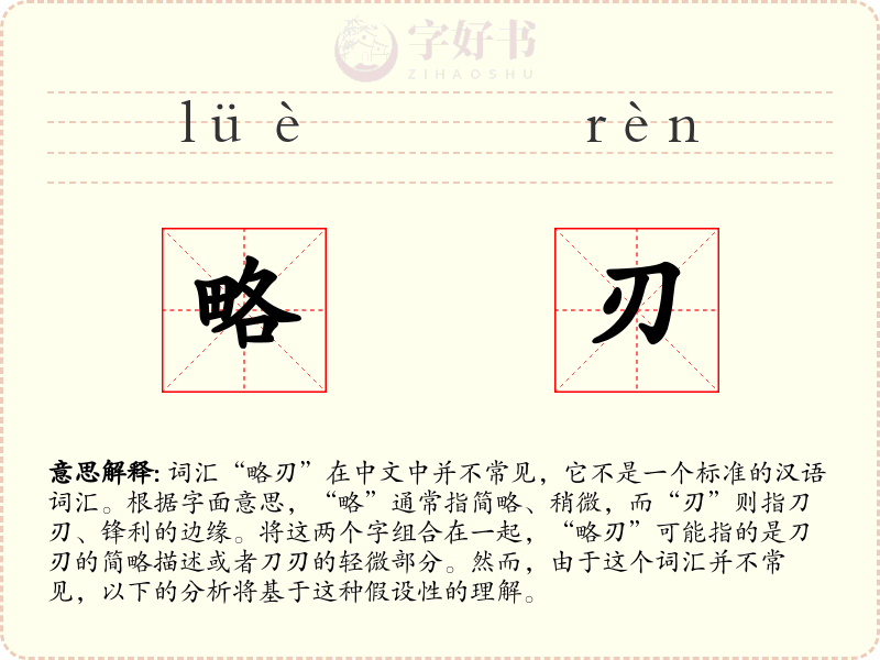 略刃