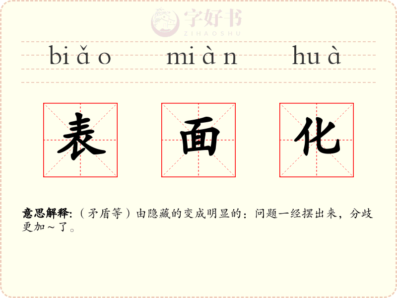表面化