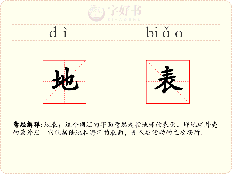 地表