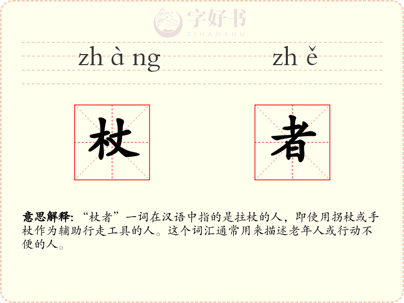 杖者