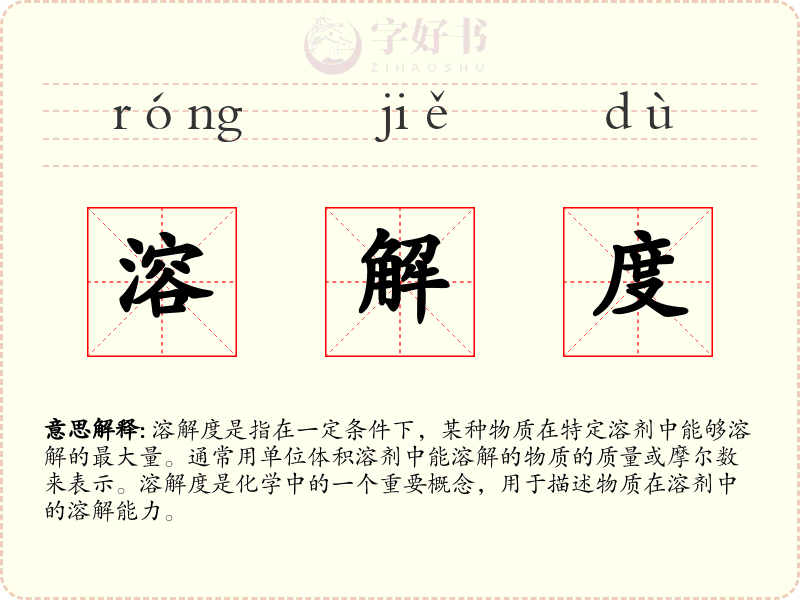 溶解度