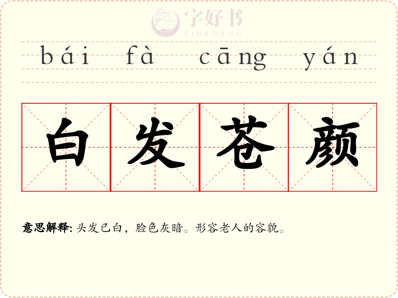 白发苍颜