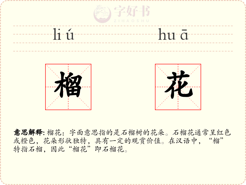 榴花