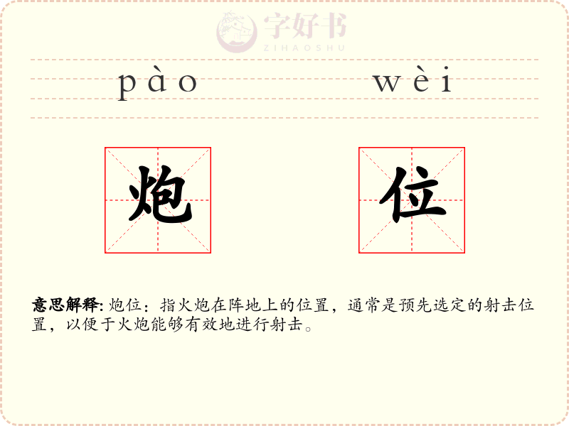 炮位