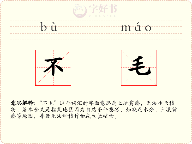不毛